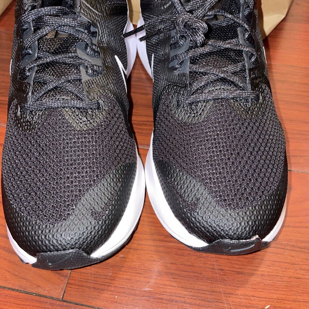 Men Nike Zoom Span 4 Running/Athletic Shoes Black DC8996-001 Size 7 No Lid - Picture 5 of 8